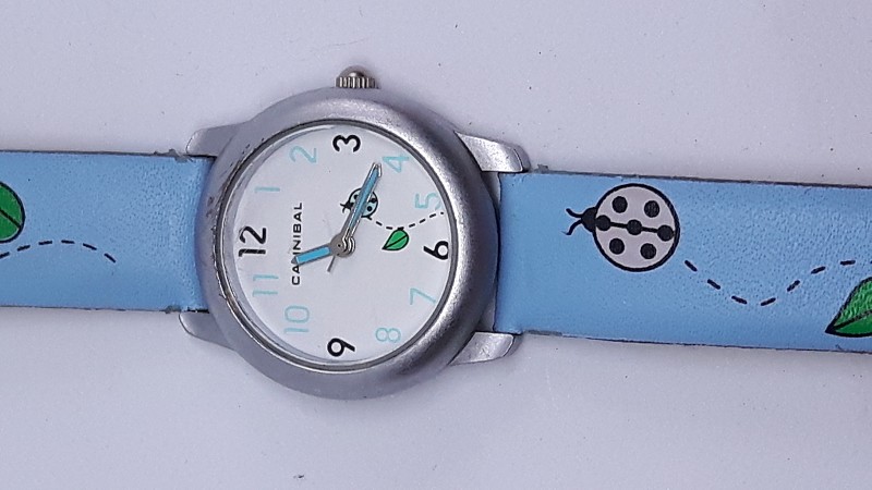 Cannibal children's quartz watch ladybird strap