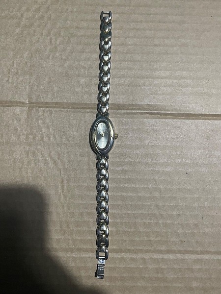 Censi ladies quartz watch with two tone bracelet