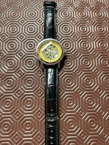 Mechanical skeleton Wind Up watch